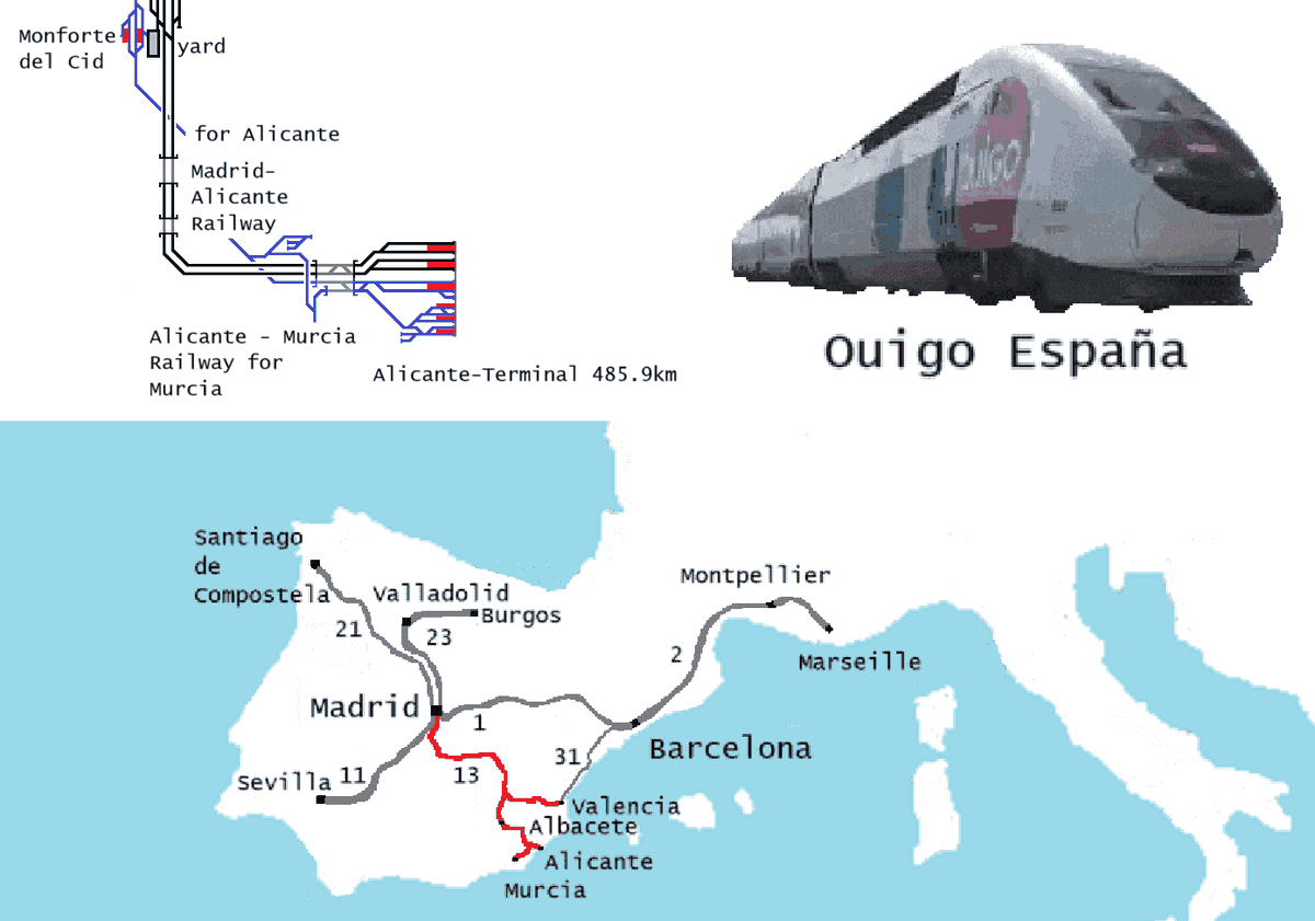 HeroMountstone's tweet photo. LAV Madrid-Levante
https://t.co/xWXEiJbP7T
This is a railway route map of the Madrid-Levante HSR in Spain
スペイン高速鉄道のマドリード ~ ムルシア間の線路配線図です
Este es un mapa de rutas ferroviarias de la línea de alta velocidad Madrid-Levante en España
#AVE #Iryo #Ouigo https://t.co/9P2g3ST6jo