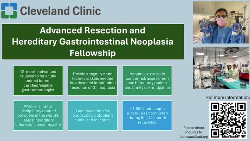 Natalie Farha (@natalie_farha) on Twitter photo 🚨GI Training <a href="/ClevelandClinic/">Cleveland Clinic</a>🚨
⭐️ Amazing mentorship and teaching from <a href="/burkegastrodoc/">Carol Burke</a> <a href="/amitbhattMD/">Amit Bhatt MD</a> <a href="/CMacaronMD/">Carole Macaron</a> and others in the #WeissCenter
⭐️Train in complex EMR, ESD, and more
⭐️ Learn Cancer Risk Assessment with <a href="/cityofhope/">City of Hope</a> 🚨GI Training <a href="/ClevelandClinic/">Cleveland Clinic</a>🚨
⭐️ Amazing mentorship and teaching from <a href="/burkegastrodoc/">Carol Burke</a> <a href="/amitbhattMD/">Amit Bhatt MD</a> <a href="/CMacaronMD/">Carole Macaron</a> and others in the #WeissCenter
⭐️Train in complex EMR, ESD, and more
⭐️ Learn Cancer Risk Assessment with <a href="/cityofhope/">City of Hope</a>