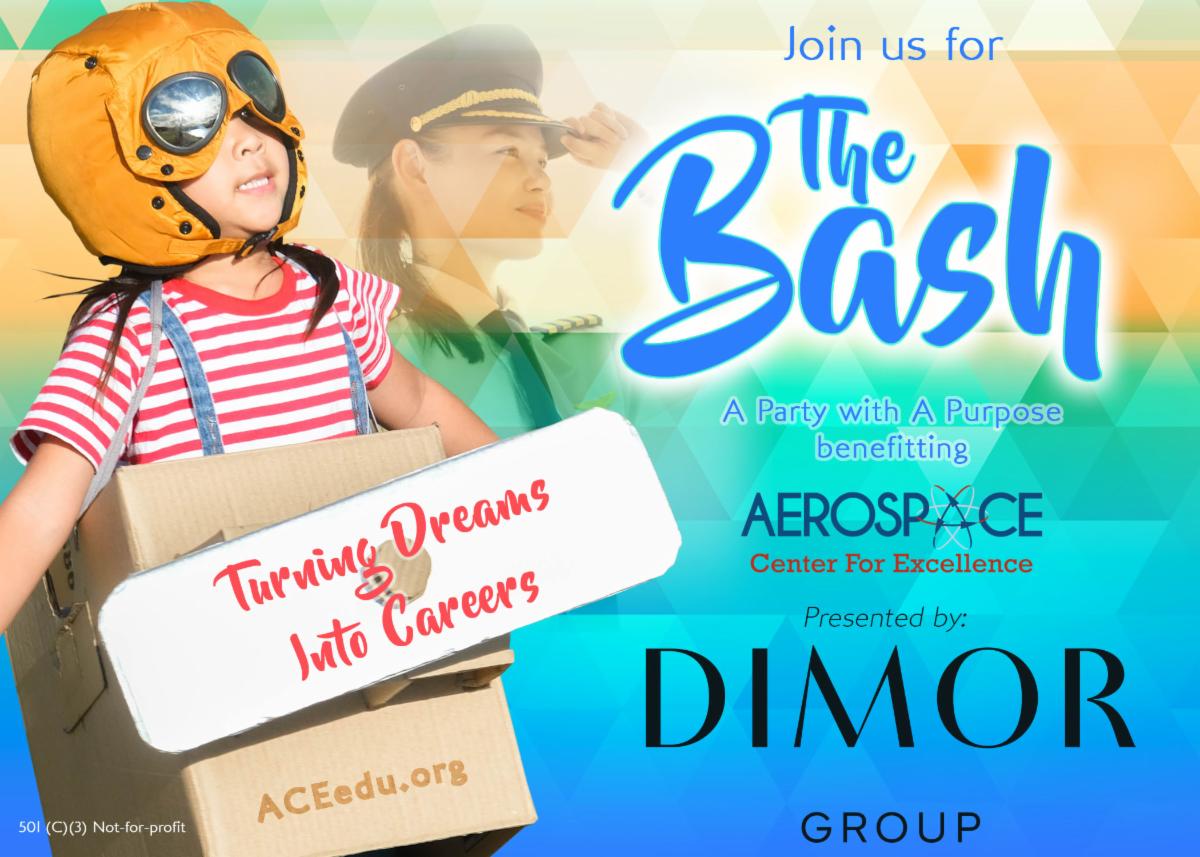 Join us for an unforgettable evening at The Bash presented by DIMOR Group, where we come together to celebrate and support the future of aerospace professionals! ✈️