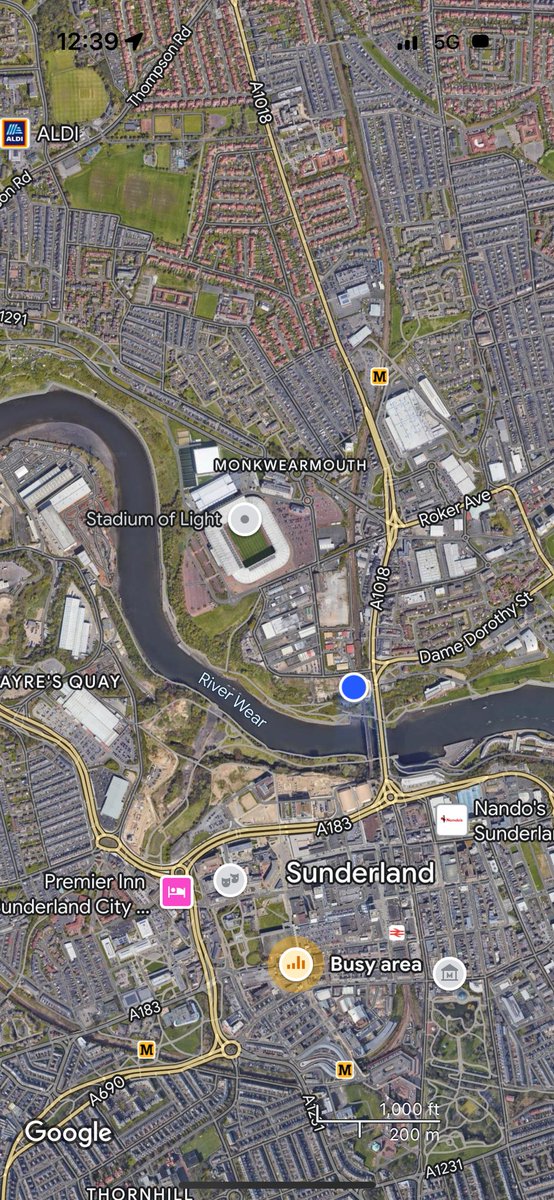 RealBigbazza's tweet photo. Decent location to be on a train full of #NUFC fans heading to Wembley 😂🤣 https://t.co/bJCw3kFxHu