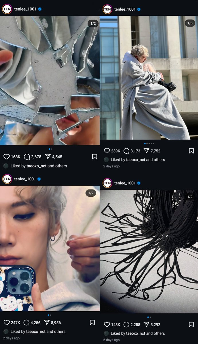 taetenhome's tweet photo. so taeyong was active on Instagram and liked some of ten's teasers 🥺🥹😭😭😭😭💘MY LUVSS 🫂💞

#taeten #ten #taeyong https://t.co/czYXnDWjVg