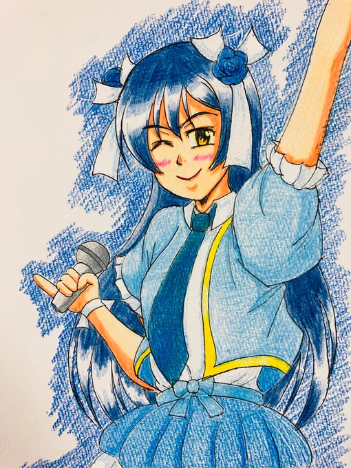 海未ちゃん誕生日おめでとう!!とはいえ過去絵で申し訳ない#園田海未生誕祭2025#園田海未誕生祭2025 