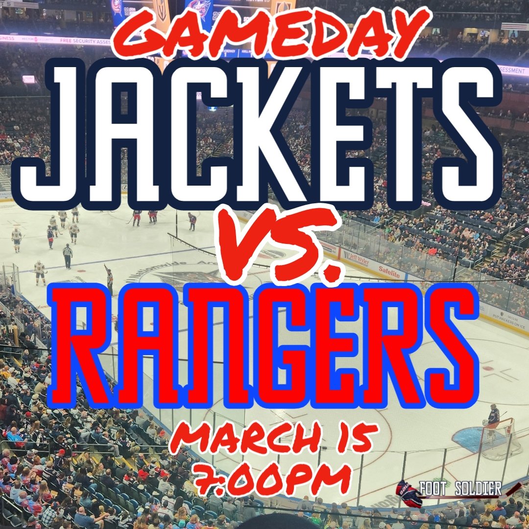 CBJFootSoldier's tweet image. The Blue Jackets look to get back on the winning side as they take on the Rangers tonight at Nationwide Arena. Puck drop at 7pm

#CBJ #WeAreThe5thLine #5thLine #NHL #Ohio #Boomtown #Columbus #BlueJackets #CBJSTH