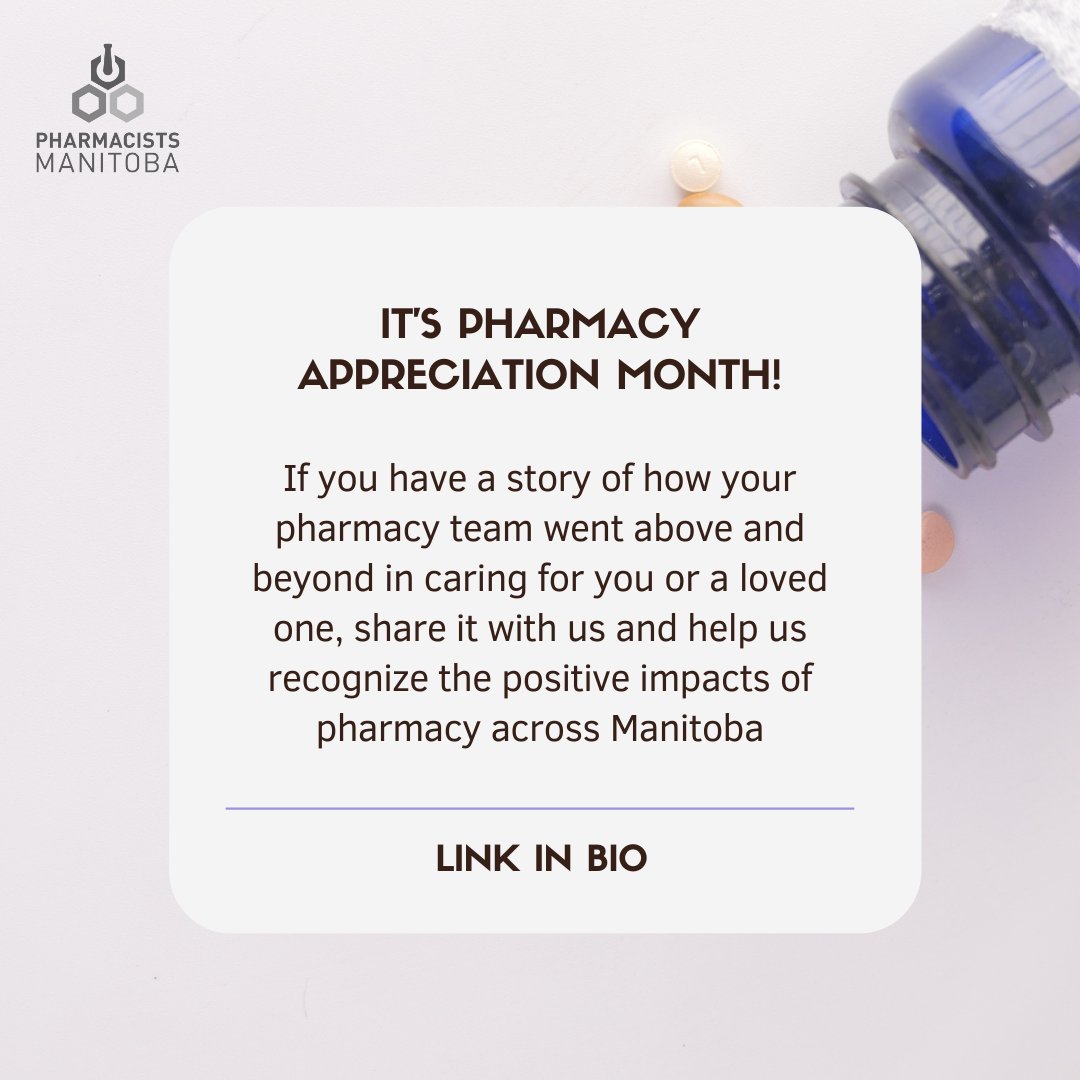 For 8 years the Sobeys Pharmacy team on Reenders Dr not only provides prescriptions, but trust, care, &amp; expert guidance 💙 Pharmacists play a vital role in supporting &amp; informing patients.  This #PAM2025 help celebrate our incredible pharmacy teams and share your stories with us!