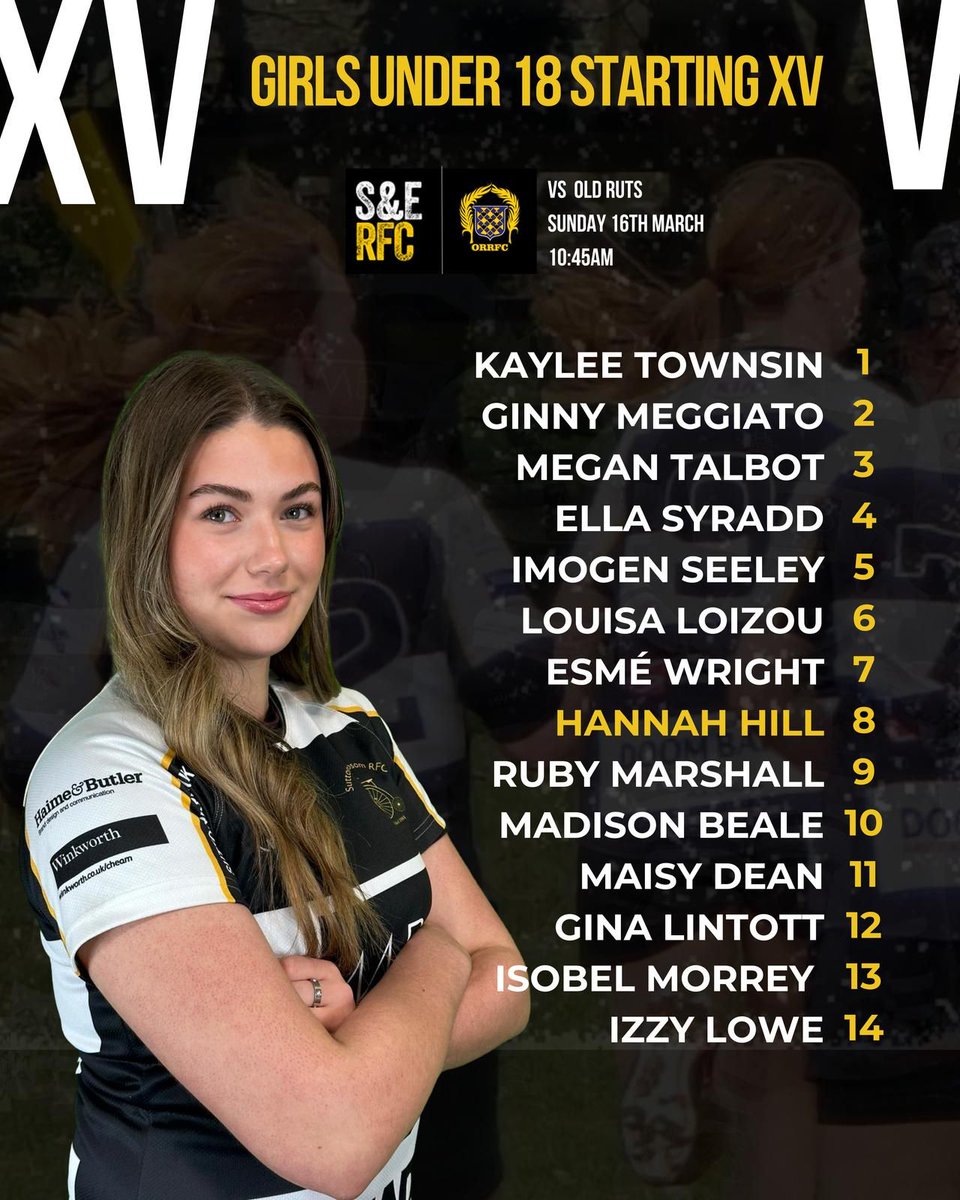 Here's how we line up tomorrow for a double home fixture ⚪️⚫️