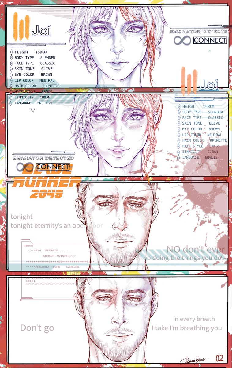 BlazeBlue2058's tweet image. 🥺 02 #BladeRunner2049 #drawingart #comic #BladeRunner2049fanart #doodle #procreate