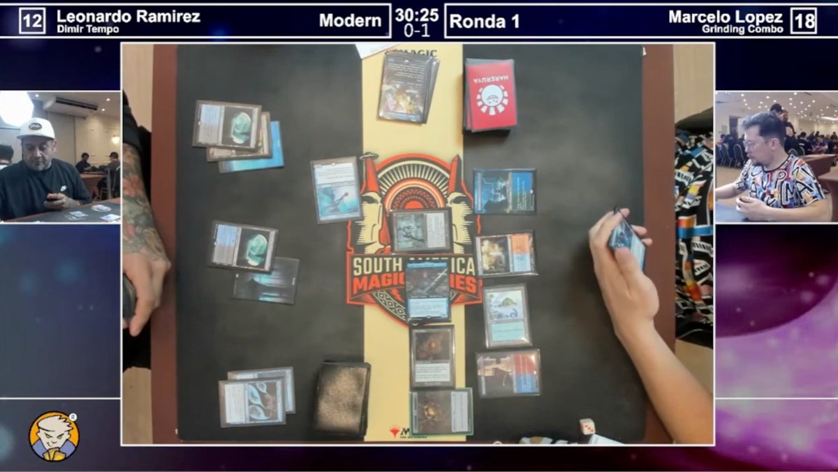 smagicseries's tweet photo. Don't miss the great coverage of the Regional Championship of the 8th Round of the South America Magic Series. We're live! The best Modern players in South America are here.

https://t.co/jbXSC18AFy

#MagicTheGathering #mtgSams
@wizards_magicES
@wizards_magic
@PlayMTG https://t.co/Tesyjc5kro