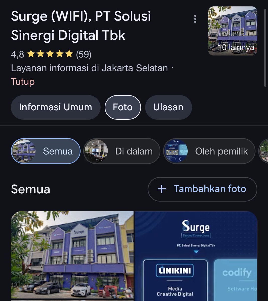 mazzini_gsp's tweet photo. Jadi inget pernah baca berita Bank BNI kasih kredit untuk PT Surge Rp 978 Miliar (hampir 1 Triliun), tapi kalau PT Surge di-googling lalu liat lokasi perusahaan itu jadi kurang meyakinkan karena berbentuk bangunan ruko. Jadi mikir kok bisa dikasih ya? Kan dalam aturan perbankan, kredit yang dikasih paling maksimal 70 % dari nilai asset dari penerima pinjaman karena tingkat leverasi (hutang) risiko keuangannya relatif tinggi.
https://t.co/AvwiN0lamr