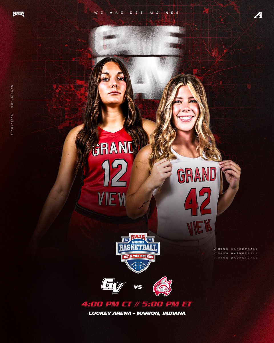 W🏀 | #GAMEDAY | <a href="/gv_wbb/">GVU WBB</a>

🆚 Indiana Wesleyan University
📍 Luckey Arena - Marion, IN
⏰ 4:00 PM CT | 5:00 PM ET
📈 ow.ly/wkah50VhxWw
📹 ow.ly/7LgK50VhxWx
🎟️ ow.ly/7Rzw50VhxWy

#WEAREDSM | #BattlefortheRedBanner