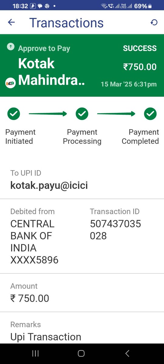 Vashu1982's tweet photo. @KotakCares @KotakBankLtd Loan. Charge outstanding  paid. Loan ac no. CFB38391223. Please update my account. https://t.co/bR1a19Yt3f