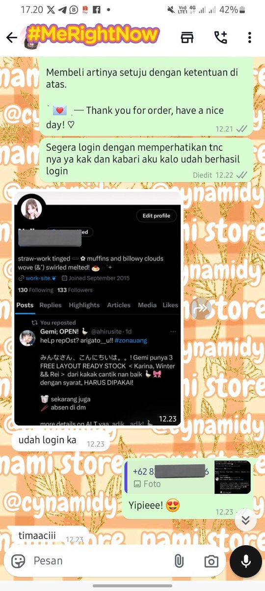 walaupun jarang promosi ada aja yang jajan 🫶