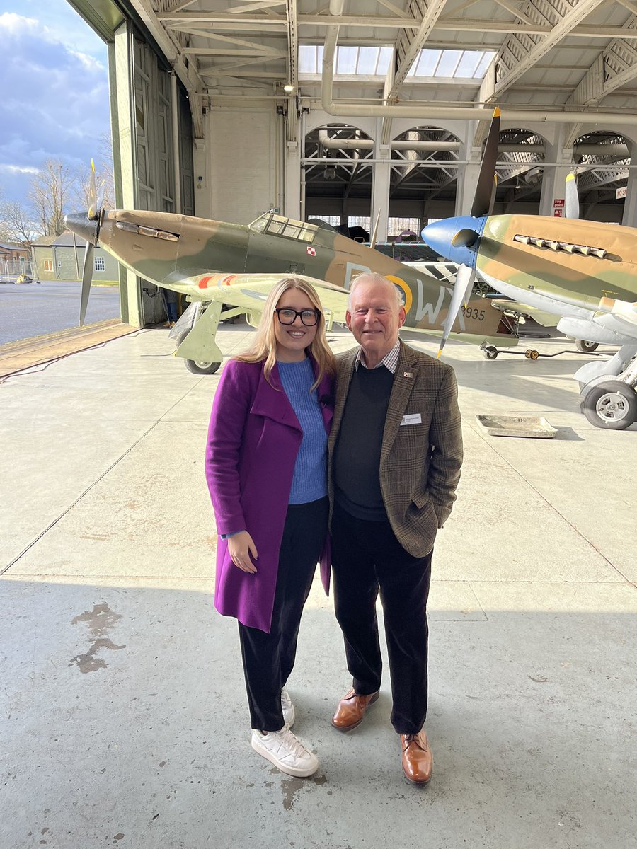 Polish Heritage Flight (@flightpolish) on Twitter photo A big thank you to the brilliant <a href="/KatieRidleyTV/">Katie Ridley</a> and the <a href="/itvanglia/">ITV News Anglia</a> team for their coverage of the Duxford to Dęblin project. 🇬🇧🇵🇱
Here is Katie with Julian Kowalski whose father flew Hurricanes during the Battle of Britain from #Duxford
More information at: A big thank you to the brilliant <a href="/KatieRidleyTV/">Katie Ridley</a> and the <a href="/itvanglia/">ITV News Anglia</a> team for their coverage of the Duxford to Dęblin project. 🇬🇧🇵🇱
Here is Katie with Julian Kowalski whose father flew Hurricanes during the Battle of Britain from #Duxford
More information at:
