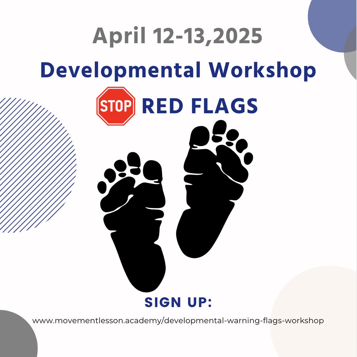 MovementLesson's tweet image. Everyone is telling you not to worry about your baby when you feel like something is off. Get help from professionals who know early developmental warning signs that nobody else knows. Sign up for the workshop here, movementlesson.academy/developmental-…