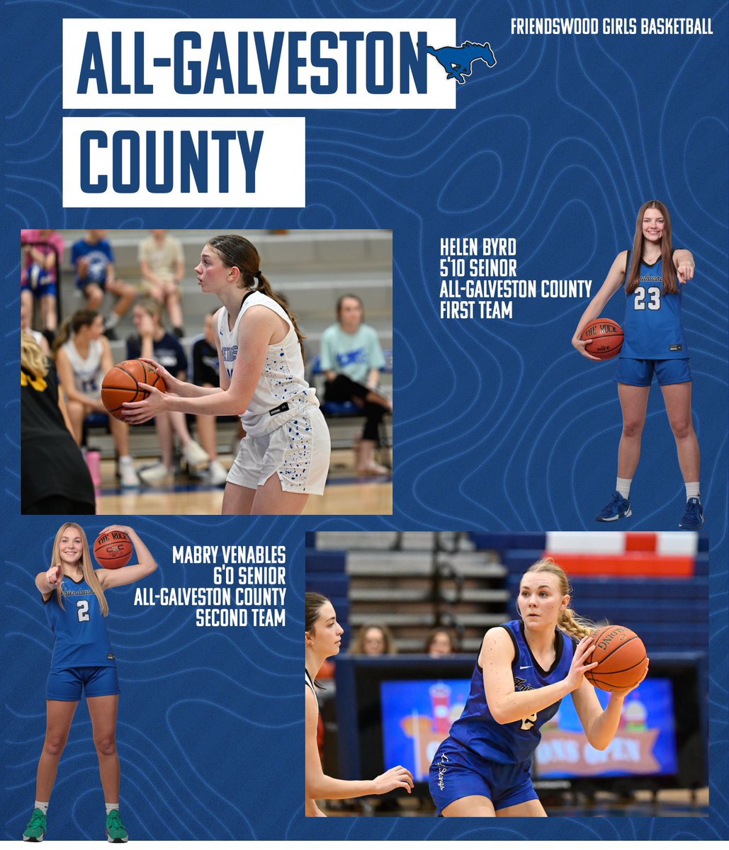 Friendswood Girls Basketball (@friendswoodgbb) on Twitter photo And the awards keep rolling in! Congratulations <a href="/helengbyrd/">Helen Byrd</a> and Mabry Venables for earning All-Galveston County honors!
<a href="/FwoodAthletics/">Friendswood Athletics</a> <a href="/TXHSGBB/">#TXHSGBB—TXHSGBB.com</a> And the awards keep rolling in! Congratulations <a href="/helengbyrd/">Helen Byrd</a> and Mabry Venables for earning All-Galveston County honors!
<a href="/FwoodAthletics/">Friendswood Athletics</a> <a href="/TXHSGBB/">#TXHSGBB—TXHSGBB.com</a>