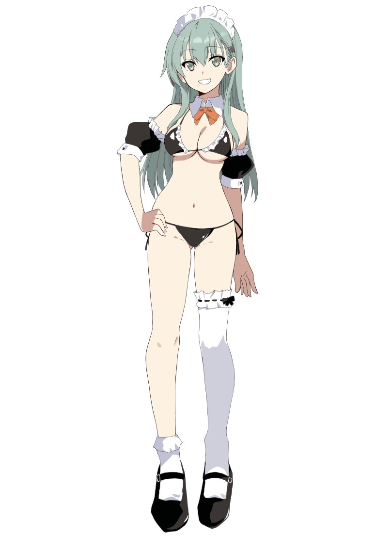 鈴谷(艦隊これくしょん) 「メイドさん鈴谷 」|ひなせ・Oのイラスト