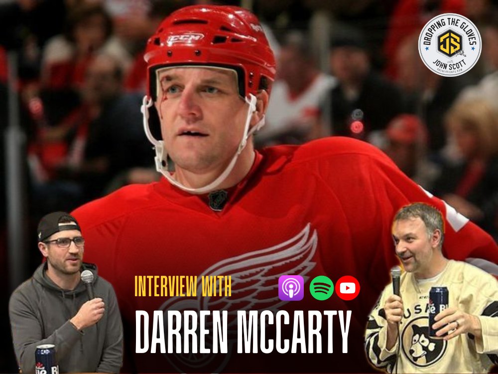 Detroit legend <a href="/DarrenMcCarty4/">Darren McCarty</a> joined the show this week to talk about his storied career, his battles with the Avs, the Red Wings' playoff outlook this year, and more. #LGRW 

Listen: podcasts.apple.com/us/podcast/dro…
Watch: youtu.be/nNo9PMTgTGY?si…