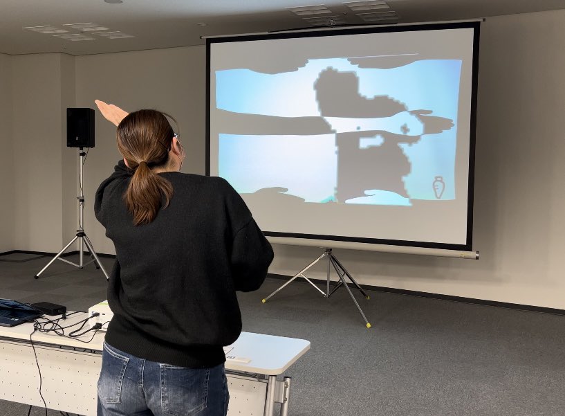 今年もATCの子ども向けイベントで今日明日ゲーム出させてもらってます
写真は頑張るぽん