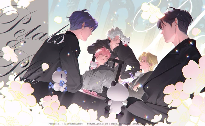 Throwbackartwork done for Petals&amp;Plli back in Febuaryhad fun hanging out with fellow Pllis  #PLAVE #플레이브 #PLAVE_2nd_Anniversary #플레이브_2주년_축하해 