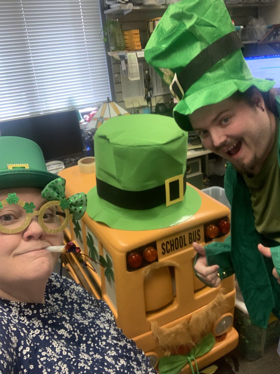 Getting ready for Snake Saturday! Barney dressed up ✅ all the green✅ party horns✅ candy ✅✅ ready for fun ✅✅✅ <a href="/NKCSchools/">NKC Schools</a>