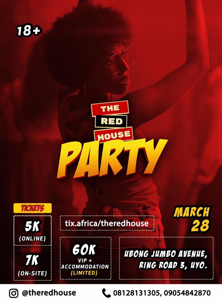 Ahnie_jay's tweet photo. UYO WHAT’S UP?
🔥 THE RED HOUSE PARTY 🔥
We’re bringing the energy, the music, and the vibes-now all we need is YOU! 🚀🎶
🥂 Drinks, Good Vibes & Nonstop Fun!
Tell a friend to tell a friend—it’s gonna be a movie! 🎬✨
RSVP ASAP (Space is limited!) #HousePartyVibes #LitWeekend" https://t.co/346na8fjpq