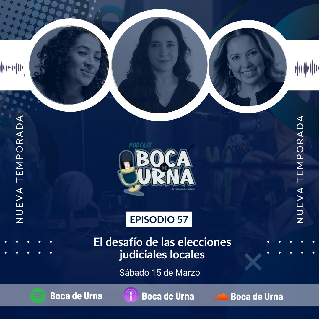 🎙️ En este nuevo episodio de Boca de Urna hablamos de lo que casi nadie menciona: las elecciones judiciales locales. Mientras el país se enfoca a nivel nacional, el verdadero reto viene a nivel local y más en 2027, cuando estados que aún no han armonizado sus leyes tendrán que