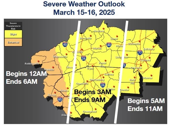 Severe Weather Predicted - Tornado Possible in WNC ocv.im/Vp8Djxa