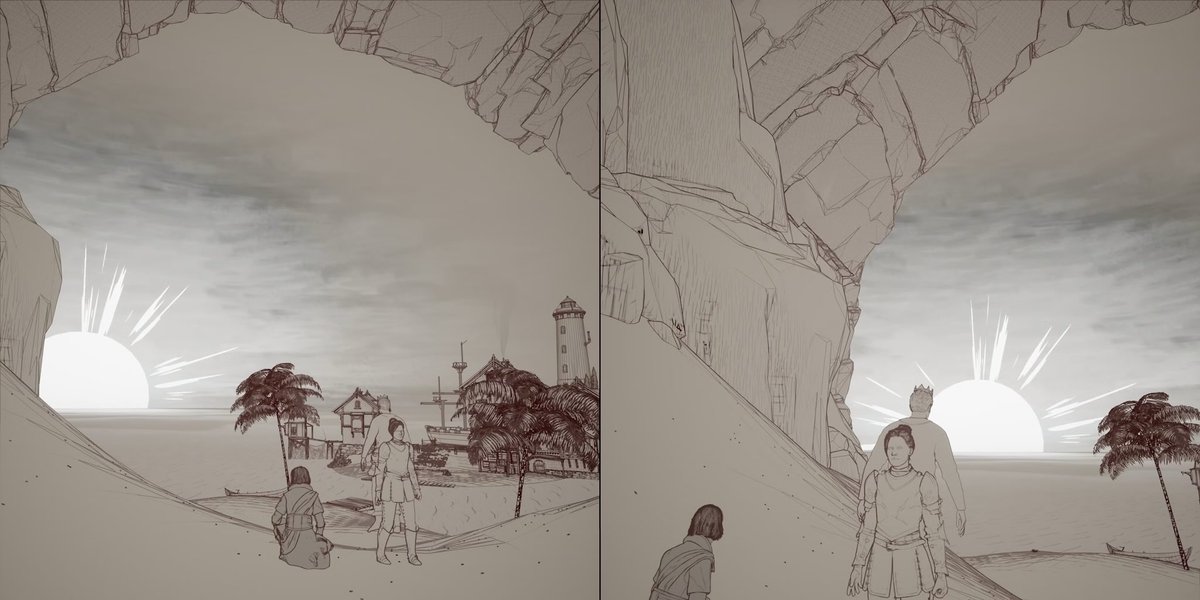 SalienceGas's tweet photo. Split fiction finished and well what a breath of fresh air so much going on honestly buttery smooth gameplay transitions, I particularly enjoyed the pencil drawing side chapter, outstanding. Wish it was a little longer though! #Splitfiction https://t.co/XXhhJVBlMq