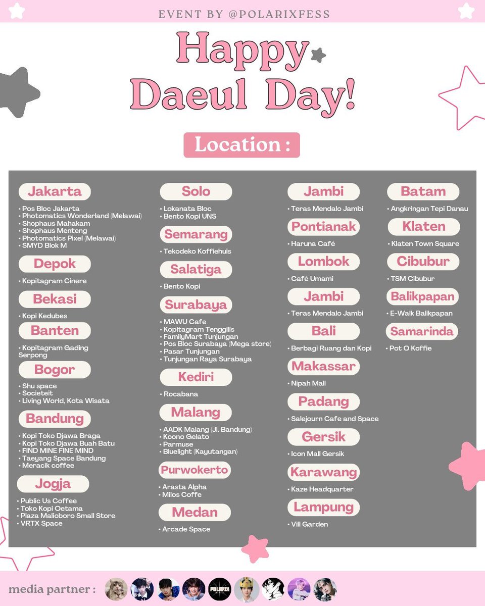 leedaeulpics's tweet image. 𖤐  ࣪ ‹ 𝐇𝐚𝐩𝐩𝐲 𝐃𝐚𝐞𝐮𝐥 𝐃𝐚𝐲 𖥔 ࣪ ᥫ᭡

Lee Daeul's Birthday Photobooth event by @polarixfess 

📅 : April 8 - April 14 
📍 : Photomatics @photomaticsid
More detail on poster!

Let's celebrate this event, and don't forget to tag us also use #HappyDaeulDay 🌙✨️