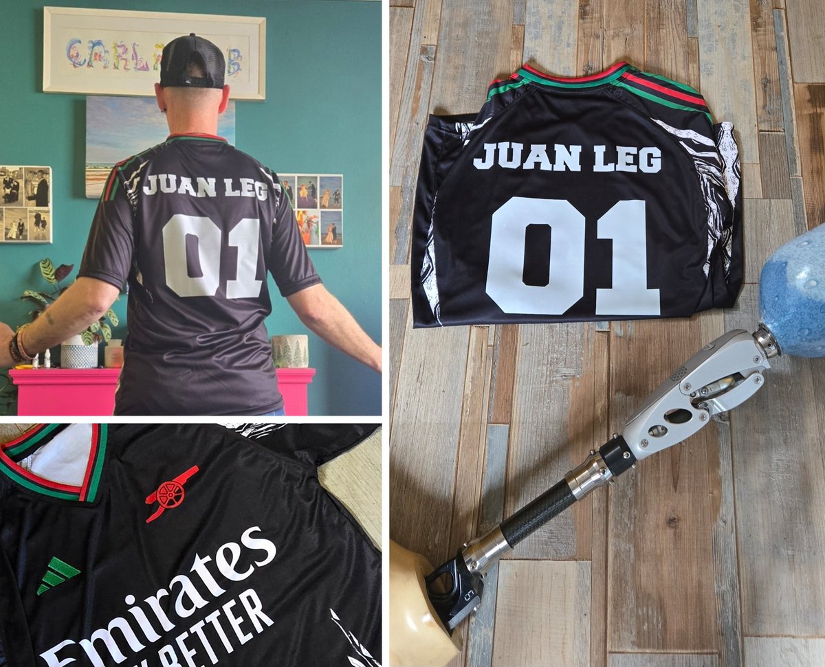 When you haven't got it .....
Flaunt it 😂

Please help share this to make as many people laugh as possible.
#amputee #arsenal #football