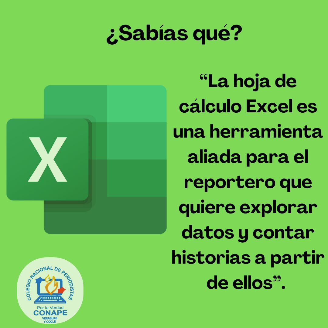 conapevercoc's tweet image. Las tablas de Excel permiten a los periodistas organizar y analizar grandes volúmenes de datos de manera eficiente, lo que les ayuda a generar información bien fundamentada.
#Sabíasqué #ConapeTips #Coclé #Veraguas