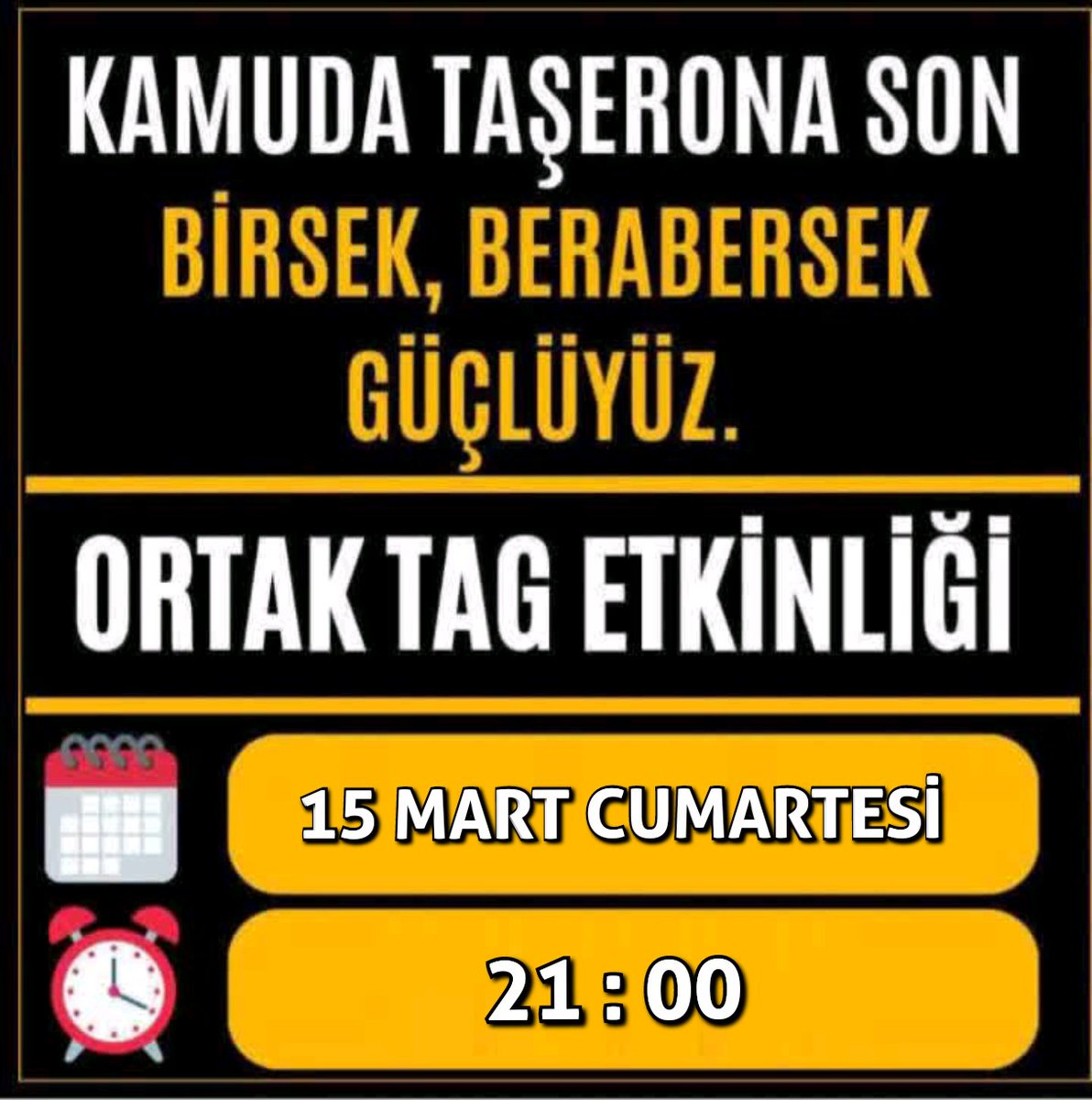 KamuKatib's tweet photo. Bu Akşam Saat 21:00 da #Taşeron İşçilerine KADRO talebiyle etkinlik düzenlenecektir. Etkinliğe tüm taşeron işçilerini,emeğe ve emekçiye saygısı olan herkesi bekliyoruz.
@CHPEmekBuro 
@fethigurer 
@cenginyurt52 
@55erhanusta 
@iscihaber 
@HBYS_DER 
@sabantck 
@HulyaDemirdas26 https://t.co/4pNejLlwVM