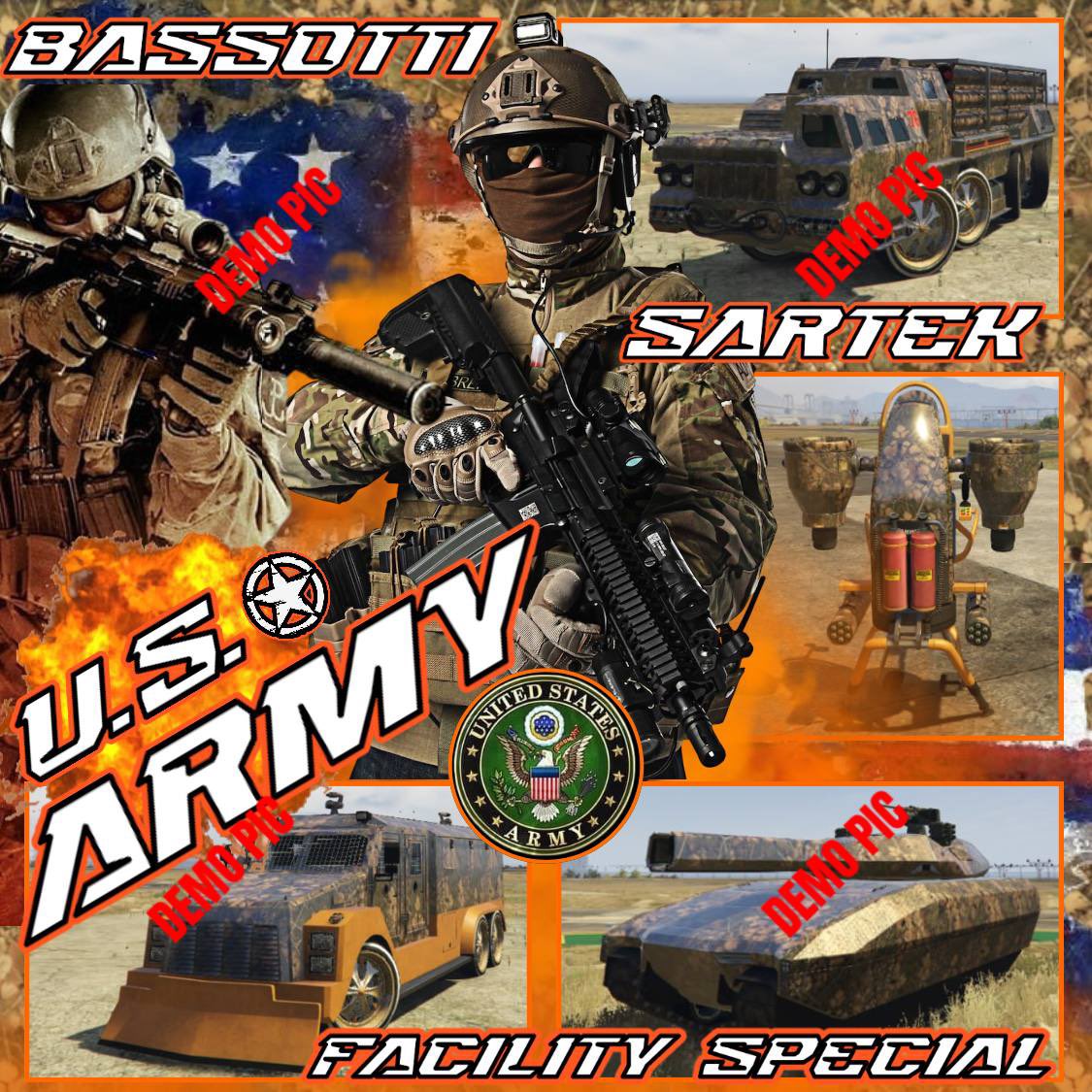 Today saturday 15/3 start 18:00 ita recovery session set 🪖🇺🇸US ARMY🇺🇸🪖
Creator: <a href="/97Sartek/">Sartek_97_#KIFFLOM_CREW</a>