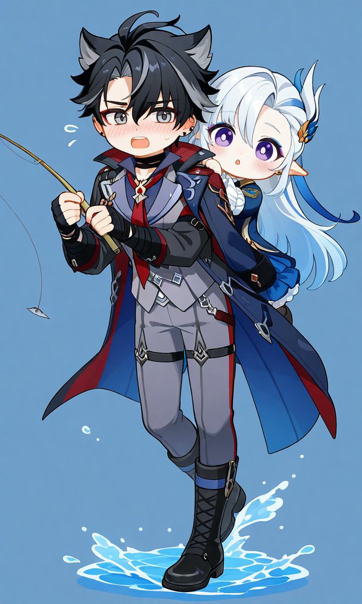 lililirchi's tweet photo. 같이 낚시🎣...？
#Neuvillette #라이오슬리 #Wriothesley #GenshinImpact #原神 #リオセスリ #원신 https://t.co/f8Mn0sStLd