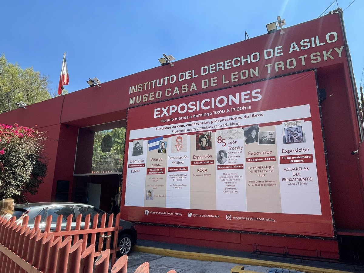 El próximo miércoles (19 de marzo) en el Museo Casa de León Trotsky. 
📗📘📙📕📚