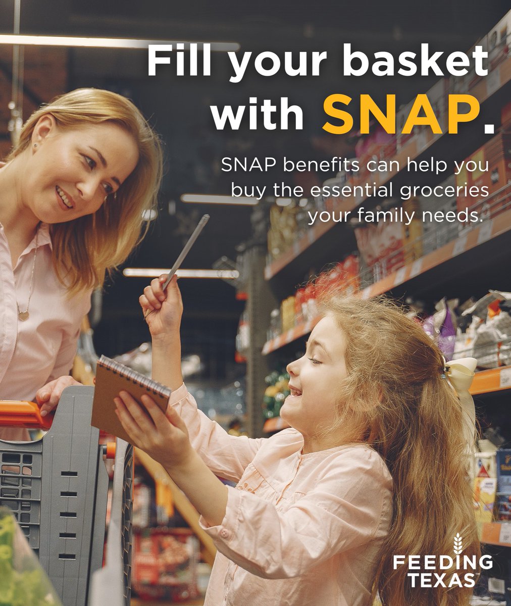 SNAP benefits can help you supplement your monthly groceries by providing monthly benefits to buy the food you need. 🍏 

To learn more about SNAP, click here: bit.ly/hfbsnapnews

#SNAP #HoustonFoodBank