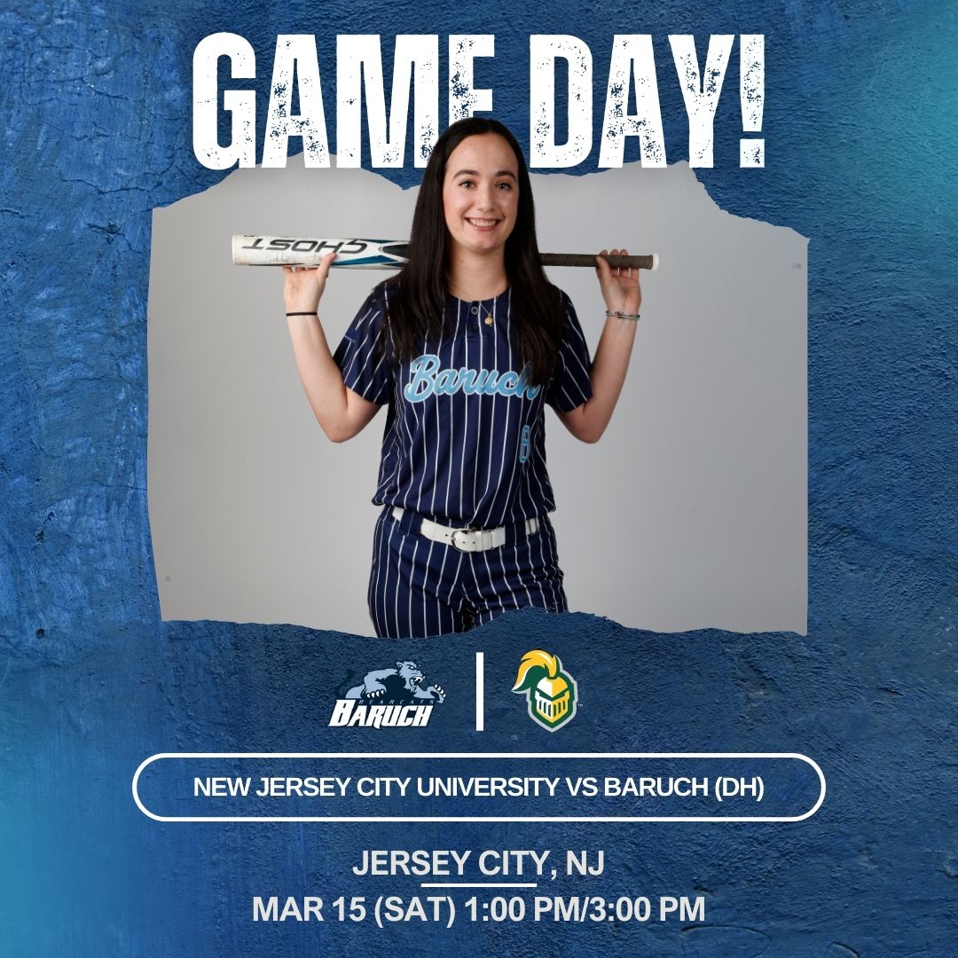 Playing two today against the gothic knights! #BaruchSoftball #D3SB 🥎