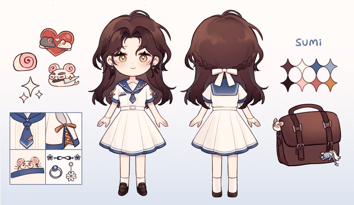____usimus_'s tweet photo. Hi! I'm Sumi ヽ(・∀・)ノ✧˖°
❋ Official Reference Sheets ❋
General tags: #SumiSu
Art tags: #SuketchMi
Model Stylist: @xiuoro
#SumiSu #SuketchMi #ENVtuber #VTuberUprising #Vtubers https://t.co/TBph86kMMy