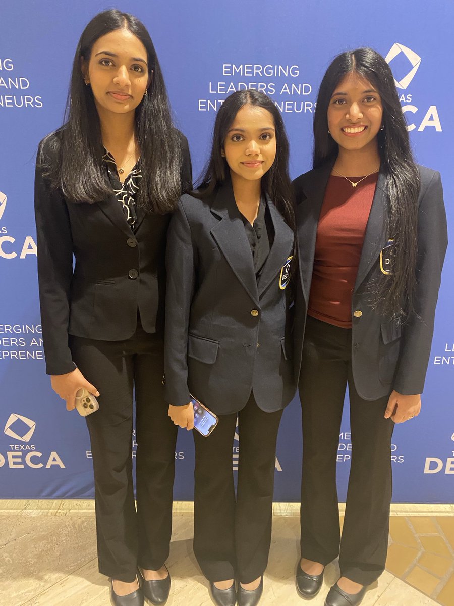 Marcus DECA (@marauderdeca) on Twitter photo Tanisha, Shriya, and Hansika - 1st place at State in Financial Literacy. Congratulations! <a href="/Marcus_HS/">Marcus High School</a> <a href="/MHS9th/">MHS 9th Grade Campus</a> <a href="/lisdcte/">Career & Technical Education Lewisville ISD</a> <a href="/TexasDECA/">Texas DECA</a> Tanisha, Shriya, and Hansika - 1st place at State in Financial Literacy. Congratulations! <a href="/Marcus_HS/">Marcus High School</a> <a href="/MHS9th/">MHS 9th Grade Campus</a> <a href="/lisdcte/">Career & Technical Education Lewisville ISD</a> <a href="/TexasDECA/">Texas DECA</a>