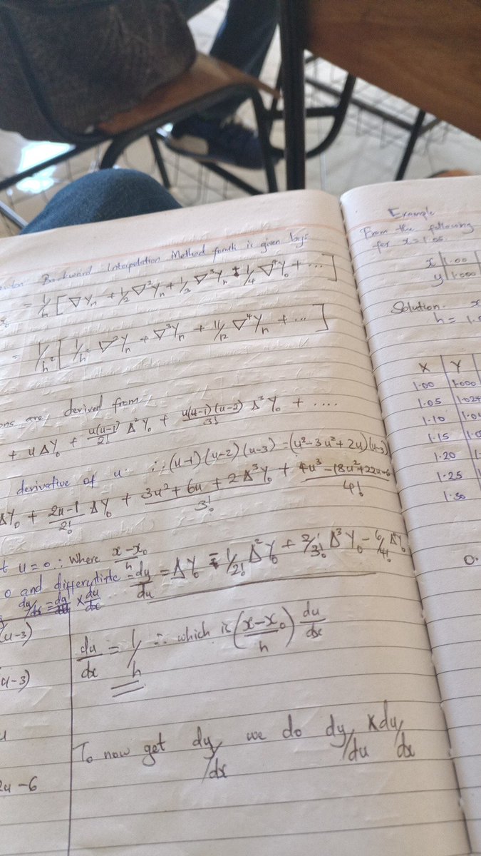 CyrusN16's tweet image. Learning about forward and backward propagation, I can&apos;t help but be amused that Newton had his own forward and backward interpolation formulas. The guy was really ahead of his time! 
Dawg Newton was so freaking amazing it&apos;s insane 🫡

#MachineLearning 
#NumericalAnalysis