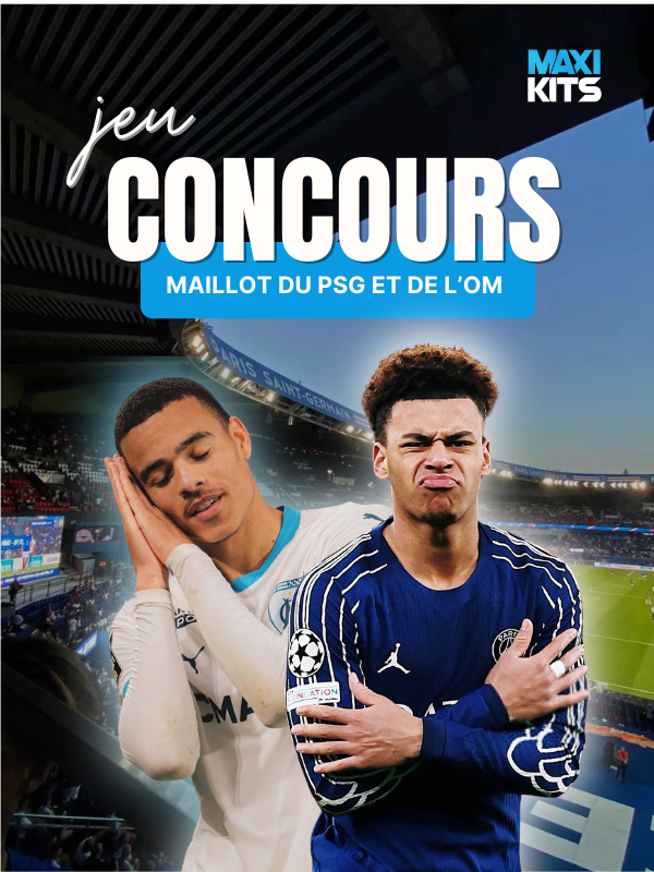 🚨 Jeu Concours ! 🚨

À l'occasion du match du #Classico de demain, on vous fait gagner un maillot de Paris et de l'OM !

Pour participer :
✅ Follow <a href="/maxiikits/">Maxi Kits</a>
🔁 RT ce post
⚽ Donne ton prono du match de demain 

Le gagnant sera tiré au sort parmi ceux qui ont le bon score 🎯