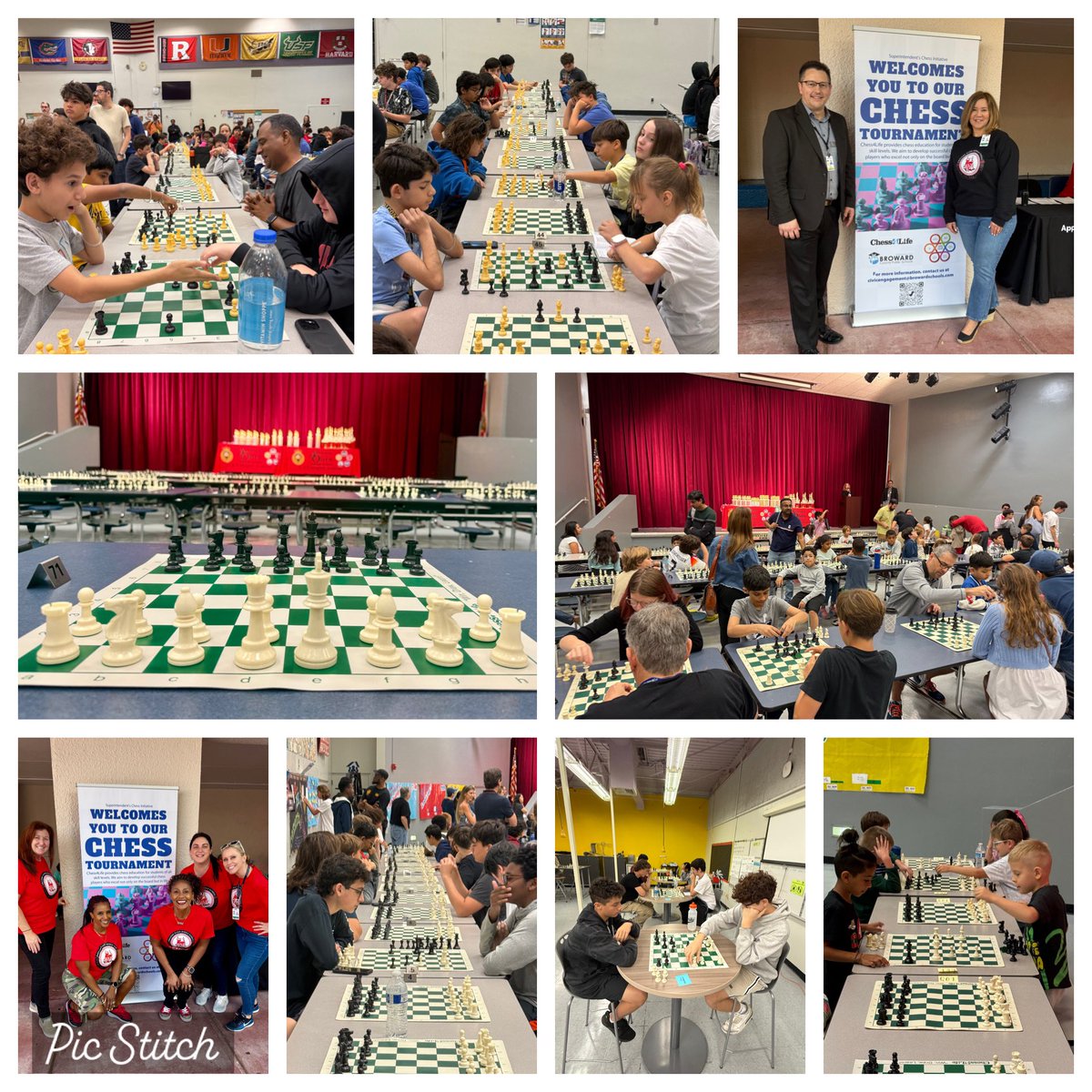 BcpsCiv's tweet photo. Over 250 K-12 chess competitors today at our host school Awesome @OlsenExcellence! #WinDrawLearn Thanks to @Chess4LifeLLC  for this amazing partnership with @browardschools! @HowardHepburn @BCPS_DeputySupt @BCPSAppLearn @ConeFabian @smcantrick https://t.co/vtMLQ6eKi7
