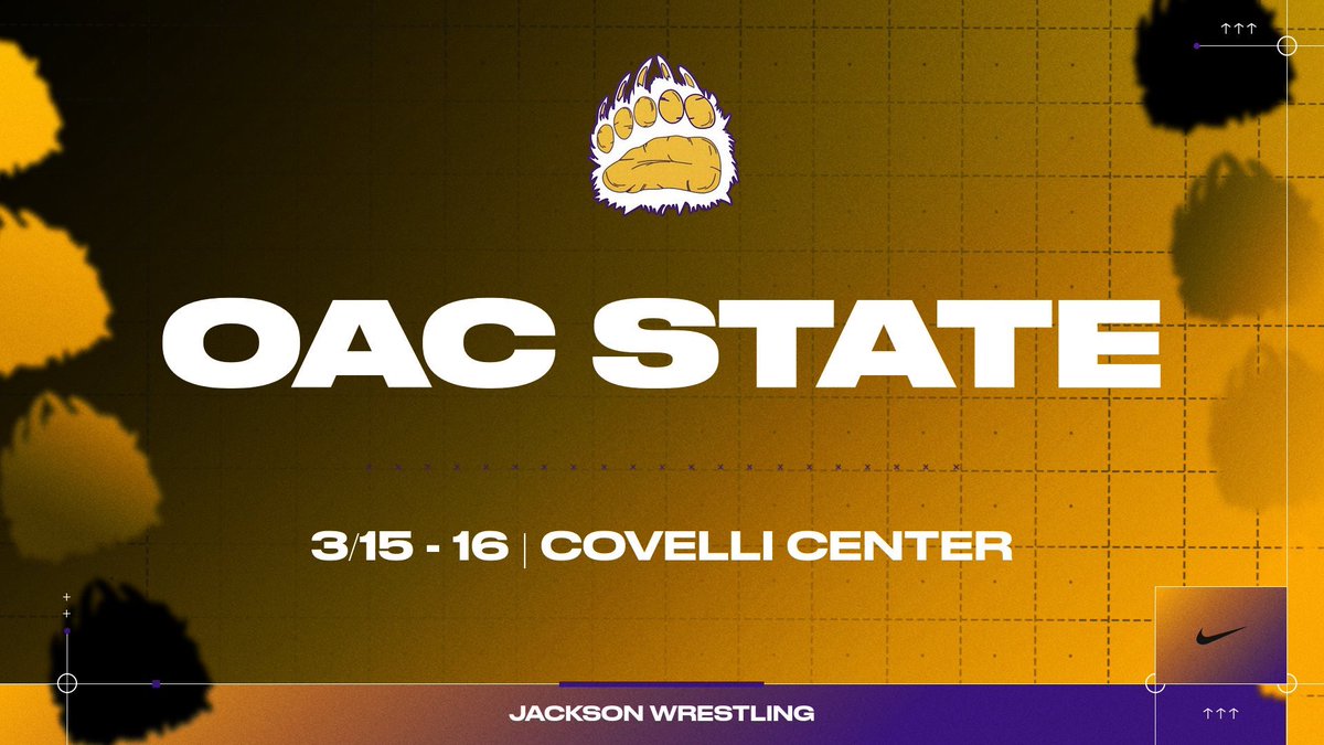 Good luck to our Wrestlers competing at OAC STATE this weekend!

Middle School:
-Nathan Gates
-Kade Balfour
-Kaleb Bucklew

Freshman:
-Liam Dillon 
-AJ Ramsey 

#GoBears