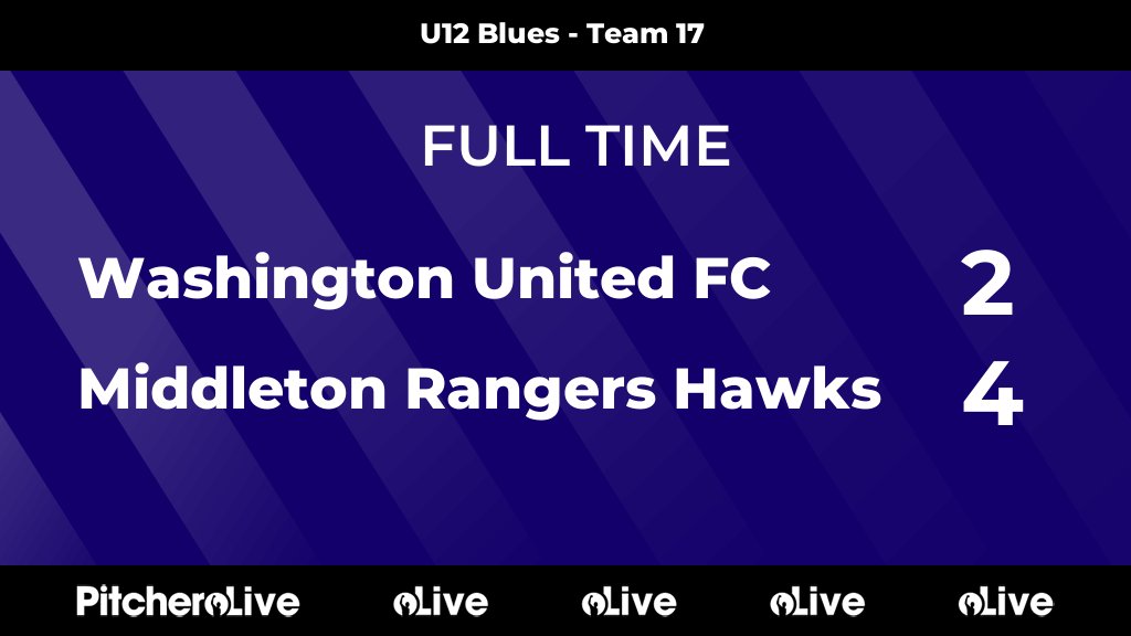 WashingtonUtd's tweet photo. FULL TIME: Washington United FC 2 - 4 Middleton Rangers Hawks
#WASMID #Pitchero
https://t.co/XMTPXTkZct https://t.co/VNywZWAfit