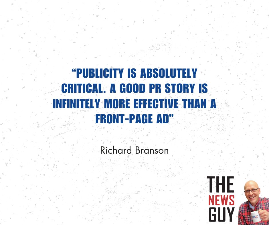 RandyTheNewsGuy's tweet image. A powerful story can open more doors than any advertisement ever could. Focus on building a narrative that captivates, connects, and elevates your brand! 🚀

#RichardBranson #PRWisdom #EffectiveMarketing #BrandStrategy #TheNewsGuy
