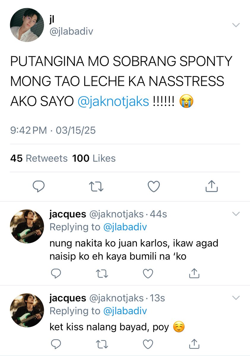 redstringfates's tweet image. a #jayke au where jl (pjs) and jacques (sjy) have been friends since their childhood but everything changed when jacques invited jl to attend a music festival.