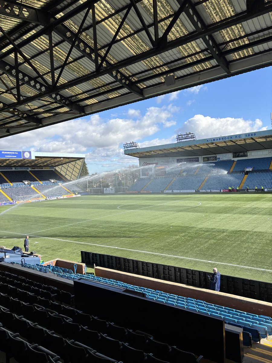 🇳🇬Cliff Pike🏴 (@cliffpike) on Twitter photo A quiet Rugby Park .. for now. Killie v Hibs live on HibsTV from 2.50pm with me & <a href="/dothebartman1/">Marvin Bartley</a> A quiet Rugby Park .. for now. Killie v Hibs live on HibsTV from 2.50pm with me & <a href="/dothebartman1/">Marvin Bartley</a>