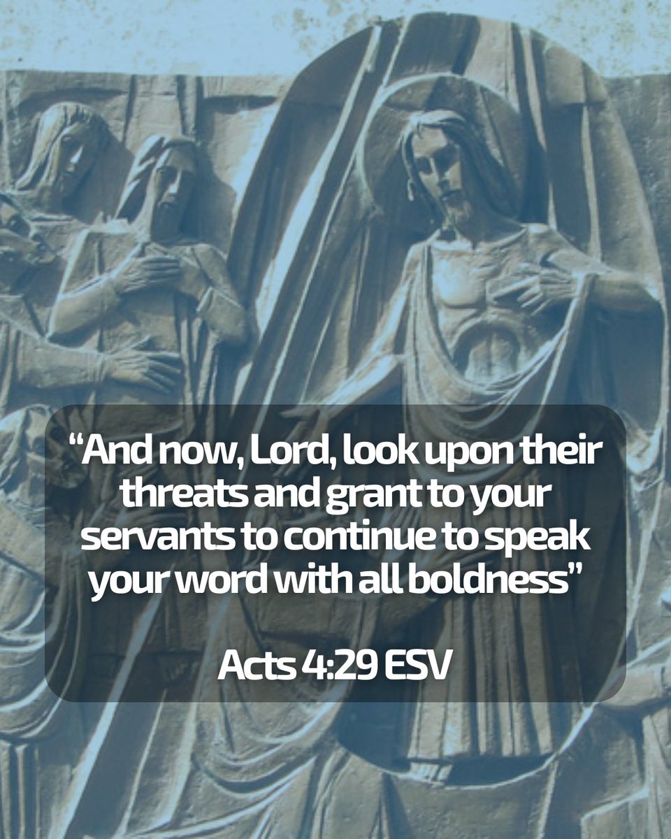 We all face challenges every day. Let pray  for strength and be bold like the Apostles in Acts.