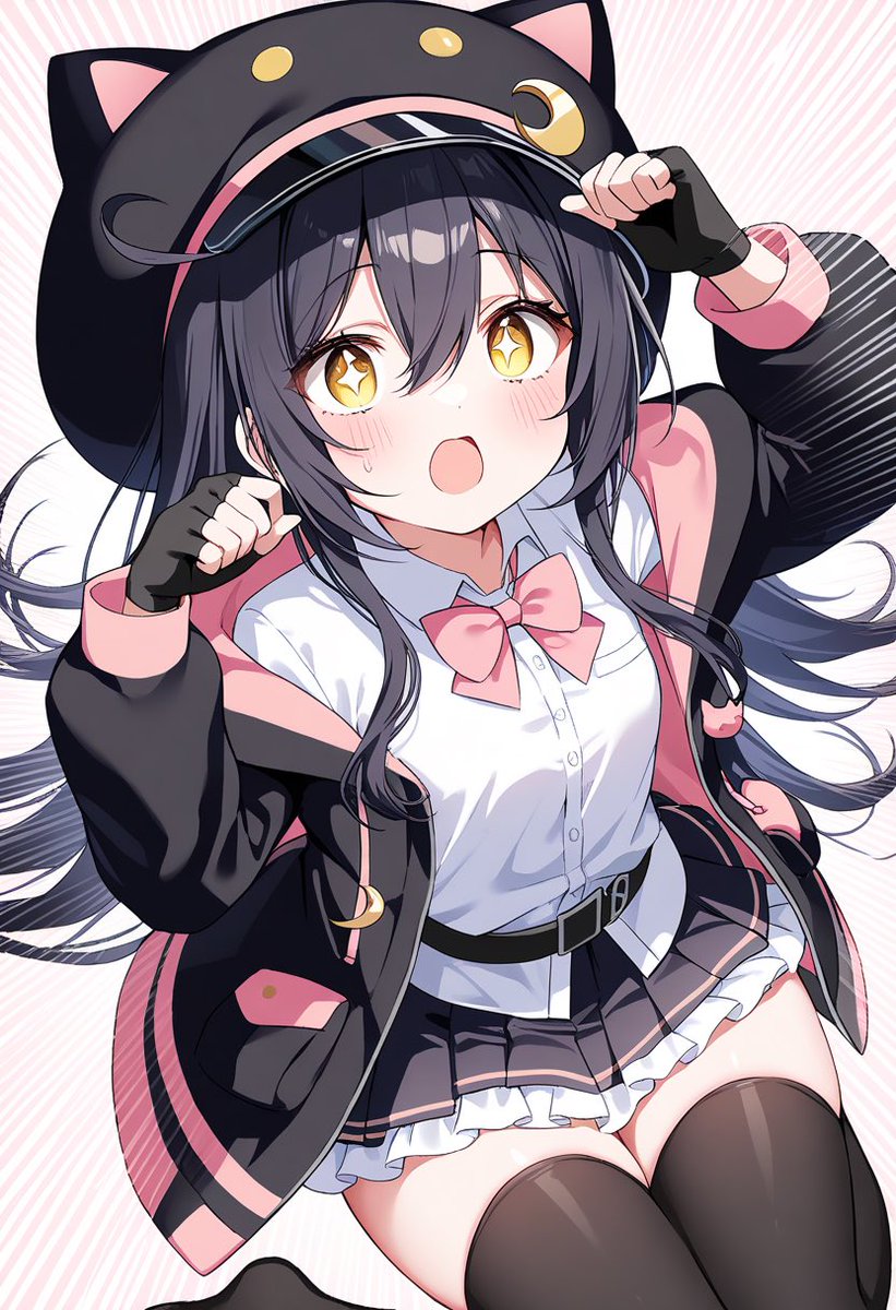 viruna_noir's tweet photo. DaysAI でイラスト生成してるおかげで、
うちの子の設定で髪飾りとかお面とかアホ毛とか設定してると、
ワード(プロンプト)に入れなくても反映してくれるから、
Twitterで公開する際に忘れる弊害出てるな🙄
#DasAI #AIイラスト https://t.co/9xJyVFVRb0
