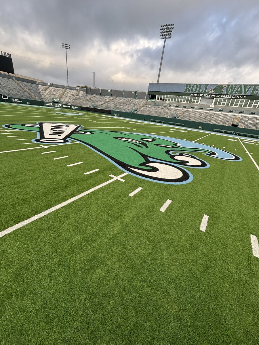 Nice visit today <a href="/GreenWaveFB/">Tulane Football</a>