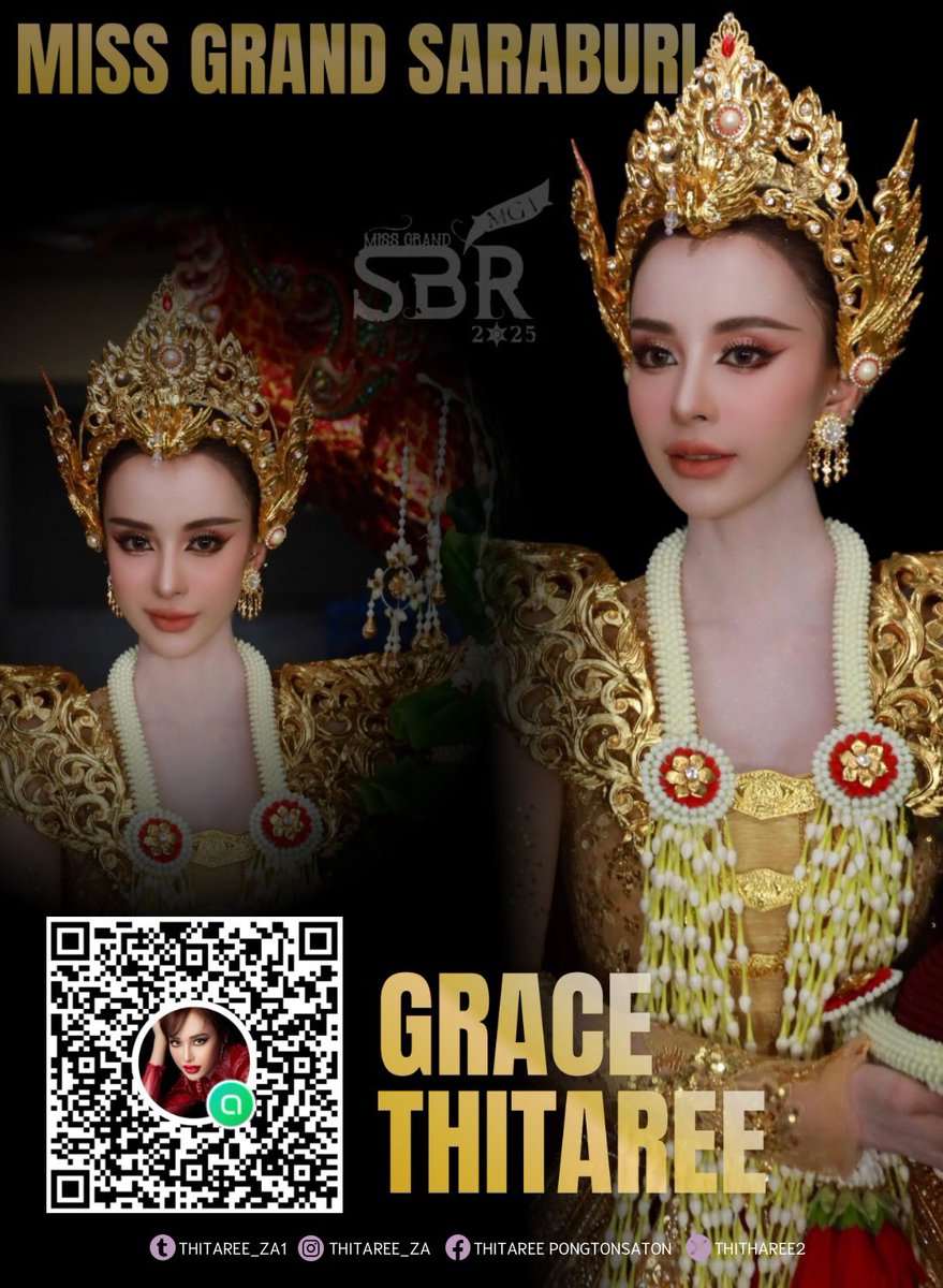GraceOfficialf's tweet photo. เทรนกันต่อทุกคน  แท็กน้องด้วยนะ #GRACZYxTheCivilizationOfPeninsula
#เกรซฐิตารีย์ 
#มิสแกรนด์ส���ะบุรี2025 
#เกรซซี่ 
@Thitharee2 https://t.co/umxxS7FGRy